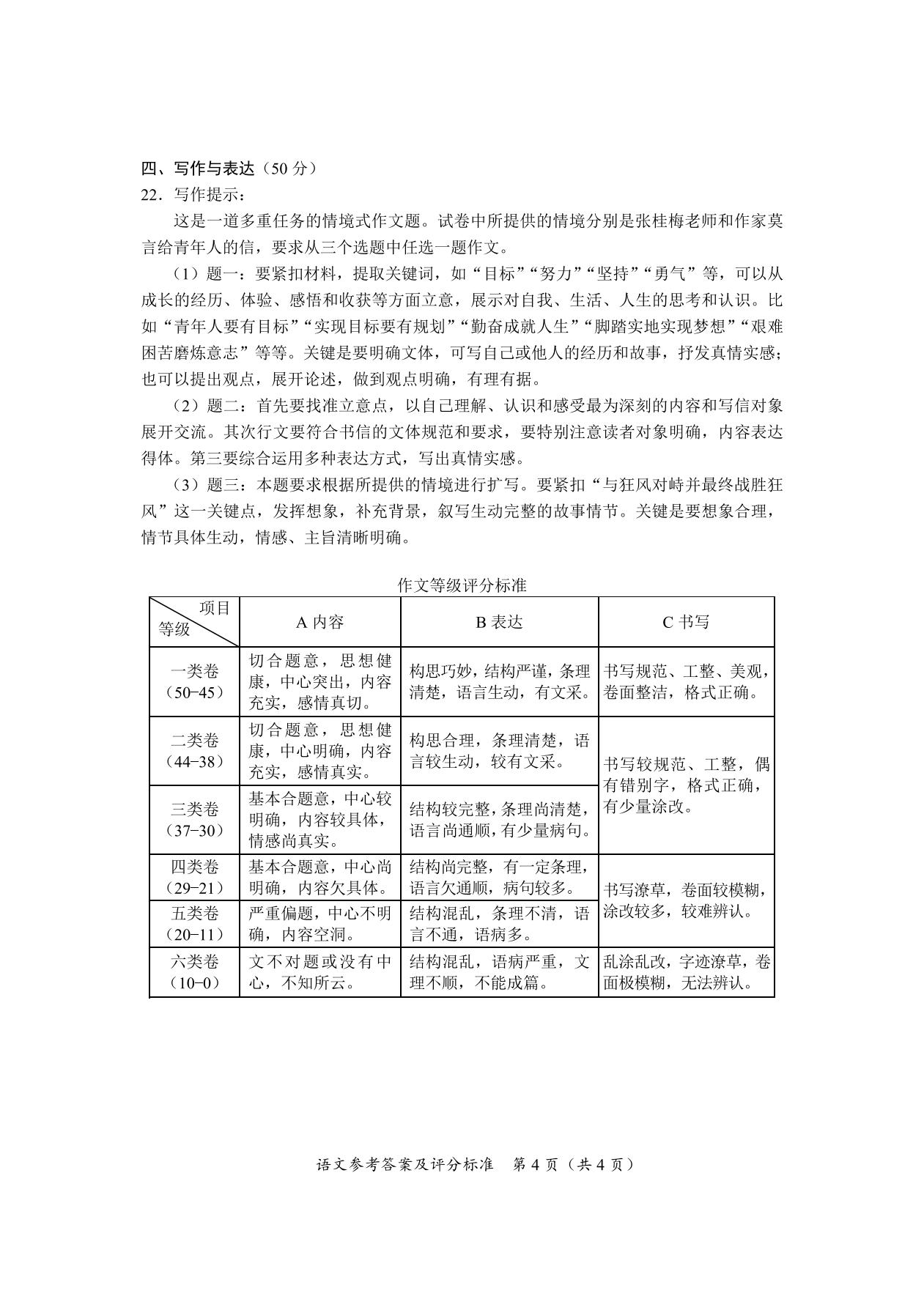 高考语文作文评分深度解析及探讨指南