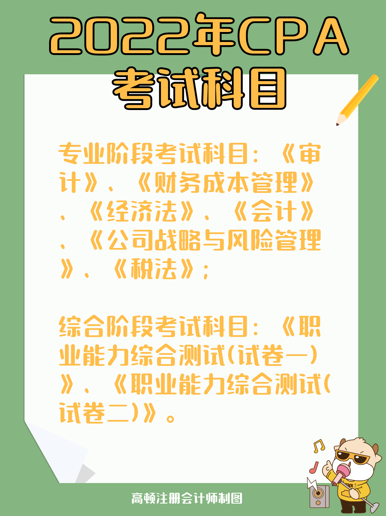 深度解析注册会计师考试科目与内容，六科学科全攻略