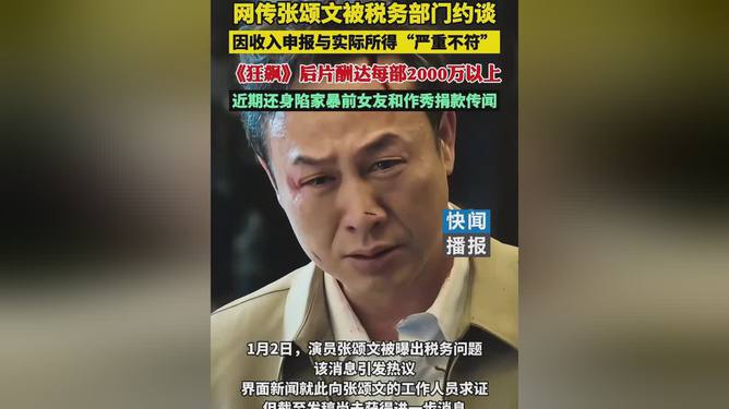 税务风波背后的真相及影响，张颂文被约谈传闻揭秘